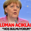 Merkel'den 'Müslüman' açıklaması