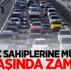 Araç sahiplerine müjde! Yılbaşında zam yok