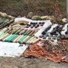 Belediye traktörü cephanelik olmuş Belediye traktörü cephanelik olmuş