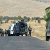 Polis aracının geçişi sırasında patlama! Polis aracının geçişi sırasında patlama!