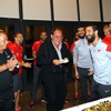 Demirören yeni yaşını millilerle kutladı Demirören yeni yaşını millilerle kutladı