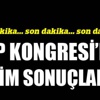 MHP'de seçim sonuçlandı