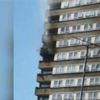 Londra’da 24 katlı apartmanda yangın Londra’da 24 katlı apartmanda yangın
