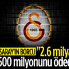 Galatasaray'ın toplam borcu Galatasaray'ın toplam borcu
