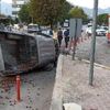 Beton bariyere çarpan kamyonetin sürücüsü öldü Beton bariyere çarpan kamyonetin sürücüsü öldü