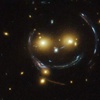 Hubble Teleskopu evreni gülümserken görüntüledi Hubble Teleskopu evreni gülümserken görüntüledi