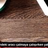 Park halindeki aracı çalmaya çalışırken yakalandılar