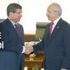 Davutoğlu CHP Genel Merkezi'nde