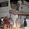 Depremde Datça’da bina çöktü! Depremde Datça’da bina çöktü!