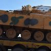 Suriye sınırına tank sevkiyatı yapıldı Suriye sınırına tank sevkiyatı yapıldı