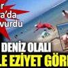 ﻿Araplar Antalya'da kıyıya vurdu