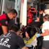 Eşiyle tartışan 3 aylık hamile kadın otomobilden atladı Eşiyle tartışan 3 aylık hamile kadın otomobilden atladı