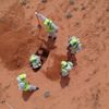 Libya'da Hafter'den kurtarılan Terhune'deki toplu mezarlardan 7 ceset daha çıkarıldı