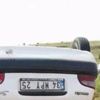 Otomobilde taşıdığı koyun huysuzlanıp üzerine atlayınca kaza yaptı Otomobilde taşıdığı koyun huysuzlanıp üzerine atlayınca kaza yaptı