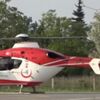 Böbrek hastasının yardımına ambulans helikopter yetişti Böbrek hastasının yardımına ambulans helikopter yetişti