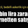 Bedelli askerlik için evini satışa çıkardı Bedelli askerlik için evini satışa çıkardı