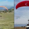 AKP’li vekil yamaç paraşütü yaptı AKP’li vekil yamaç paraşütü yaptı
