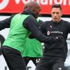 Beşiktaş, yağmur altında çalıştı Beşiktaş, yağmur altında çalıştı