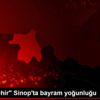 "Mutlu şehir" Sinop ta bayram yoğunluğu