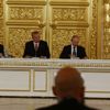 Başkan Erdoğan ve Putin, Türk, Rus iş insanlarıyla bir araya geldi