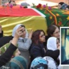 Polis kurşunuyla ölen 19 yaşındaki Dilan Kortak'ın tabutunu kadınlar omuzladı Polis kurşunuyla ölen 19 yaşındaki Dilan Kortak'ın tabutunu kadınlar omuzladı