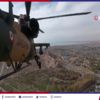Atak helikopterinin kamerasından Van Gölü manzarası