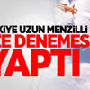 Türkiye uzun menzilli füze denemesi yaptı Türkiye uzun menzilli füze denemesi yaptı
