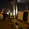 Yer: Bursa... Takla atan otomobilden burnu kanamadan çıktı Yer: Bursa... Takla atan otomobilden burnu kanamadan çıktı