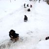 Yüksekovalı çocukların kızak keyfi Yüksekovalı çocukların kızak keyfi
