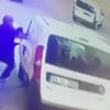 Felaketten dönüldü! El freni çekilmeyen otomobil bir anda yokuş aşağı hareket etti Felaketten dönüldü! El freni çekilmeyen otomobil bir anda yokuş aşağı hareket etti