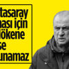 Fatih Terim: Sahada emek verilene dokunulamaz Fatih Terim: Sahada emek verilene dokunulamaz