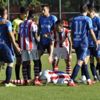 Amatör lig maçında gerginlik Amatör lig maçında gerginlik