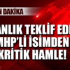 MHP'li Tuğrul Türkeş bakanlık teklifini kabul etti