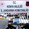 Konya da kaçak silah üretilen eve operasyon Konya da kaçak silah üretilen eve operasyon