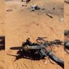 Libya'da tartışılan İHA enkazı Libya'da tartışılan İHA enkazı