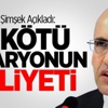 Maliye Bakanı Mehmet Şimşek'ten Önemli Açıklama