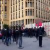 Lübnan da yeni hükümet oturumuna protesto