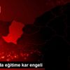 Sakarya da eğitime kar engeli Sakarya da eğitime kar engeli