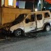 ﻿Seyir halindeki araç alev alev yandı