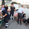 Kavşakta çarpışan iki motosikletli yaralandı