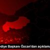 Bolu Belediye Başkanı Özcan dan açıklama