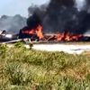 Brezilya da özel jet düştü: 1 ölü, 9 yaralı