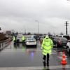 E-5 karayolunda yolcu minibüsü devrildi: 2 hafif yaralı E-5 karayolunda yolcu minibüsü devrildi: 2 hafif yaralı