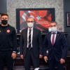 Şampiyon güreşçiden İbanoğlu na ziyaret Şampiyon güreşçiden İbanoğlu na ziyaret