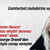 Alev Alatlı'dan Cumhuriyet muhabirine müthiş ayar