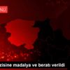 Kıbrıs gazisine madalya ve beratı verildi