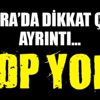 Ankara'da dikkat çeken ayrıntı...