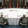 Cumhurbaşkanı Erdoğan ilim adamları ile iftar yaptı Cumhurbaşkanı Erdoğan ilim adamları ile iftar yaptı