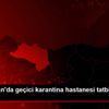 Bulgaristan da geçici karantina hastanesi tatbikatı ...