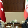 Davutoğlu ile İran Cumhurbaşkanı Ruhani görüştü